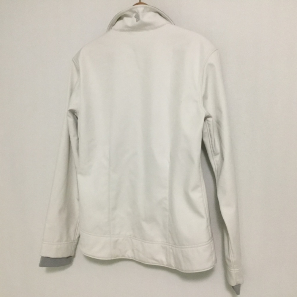 Mountain Hardware Fleeced Lined White Softshell J… - image 2